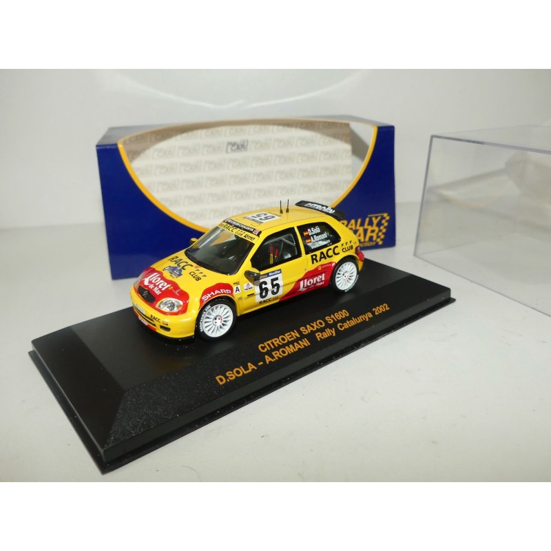 CITROEN SAXO S1600 RALLYE DE CATALOGNE 2002 SOLA RALLY CAR 1:43 