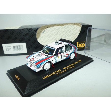 LANCIA DELTA S4 RALLYE MONTE CARLO 1986 H. TOIVENEN IXO RAC031 1:43 1er