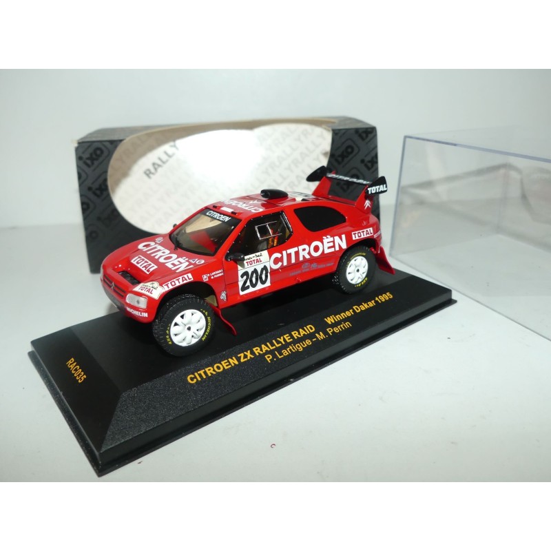 CITROEN ZX RALLYE A DAKAR 1995 LARTIGUE IXO RAC035 1:43 1er