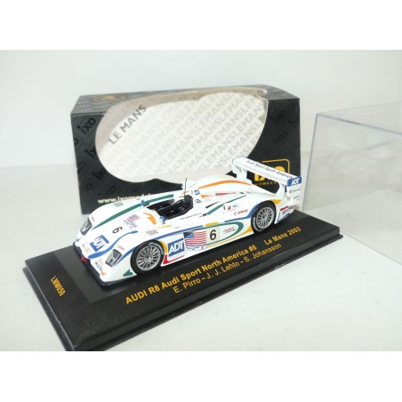 AUDI R8 NÂ°6 LE MANS 2003 IXO LMM050 1:43 ArrivÃ©e 3Ã¨me