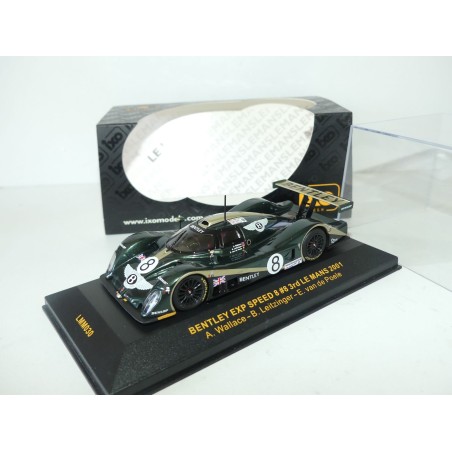 BENTLEY EXP SPEED NÂ°8 LE MANS 2001 IXO LMM030 1:43 ArrivÃ©e 3Ã¨me