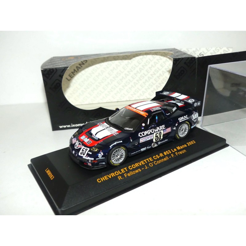 CORVETTE C5R NÂ°53 LE MANS 2003 IXO LMM063 1:43 ArrivÃ©e 12Ã¨me 