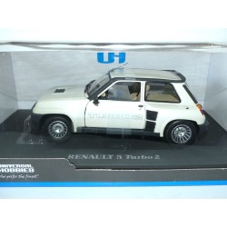 RENAULT 5 TURBO 2 Pearl White UNIVERSAL HOBBIES 4525 1:18