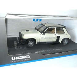 RENAULT 5 TURBO 2 Pearl White UNIVERSAL HOBBIES 4525 1:18