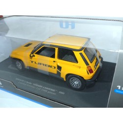 RENAULT 5 TURBO GERARD LAROUSSE 1981 Jaune UNIVERSAL HOBBIES 1:18