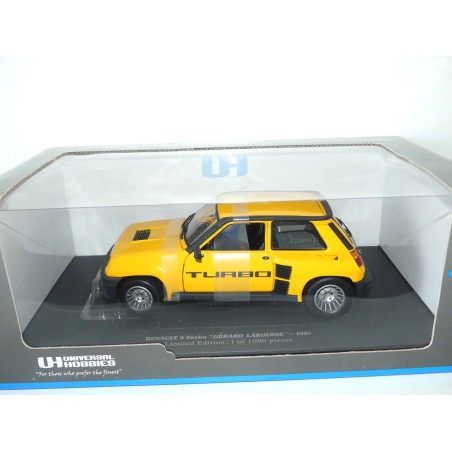 RENAULT 5 TURBO GERARD LAROUSSE 1981 Jaune UNIVERSAL HOBBIES 1:18