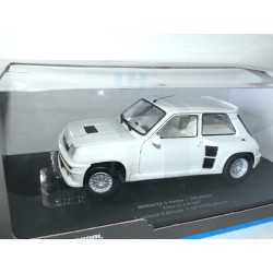 RENAULT 5 TURBO Alll White UNIVERSAL HOBBIES 4547 1:18