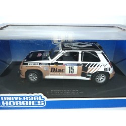 RENAULT 5 TURBO N°15 RALLYE TOUR DE CORSE 1984 CHATRIOT UNIVERSAL HOBBIES 4535 1:18