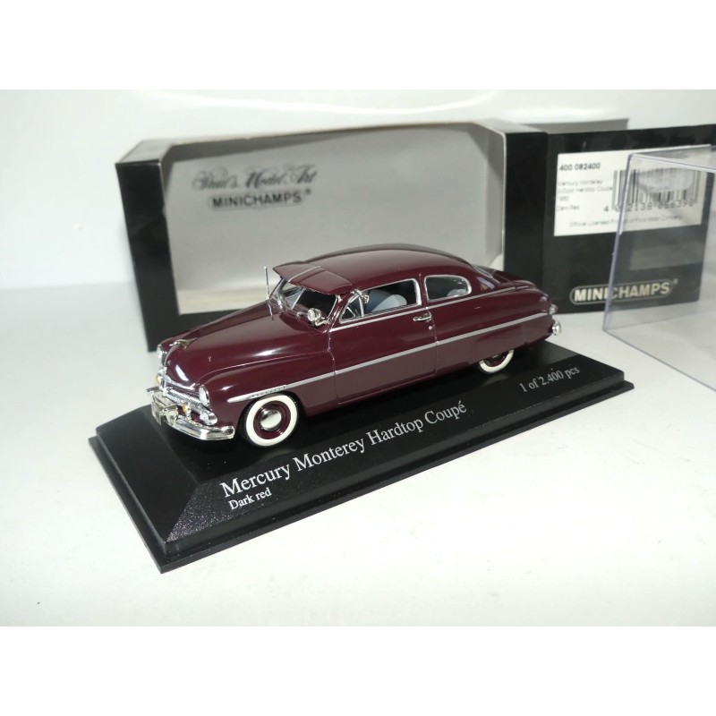 MERCURY MONTEREY 2 PORTES 1950 Bordeaux MINICHAMPS 1:43