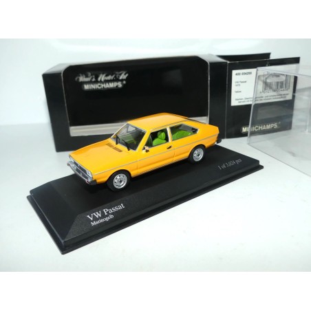 VW PASSAT B1 COUPE 1975 Orange MINICHAMPS 1:43