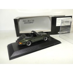 PORSCHE 911 CARRERA CABRIOLET serie G 1983 Vert MINICHAMPS 1:43