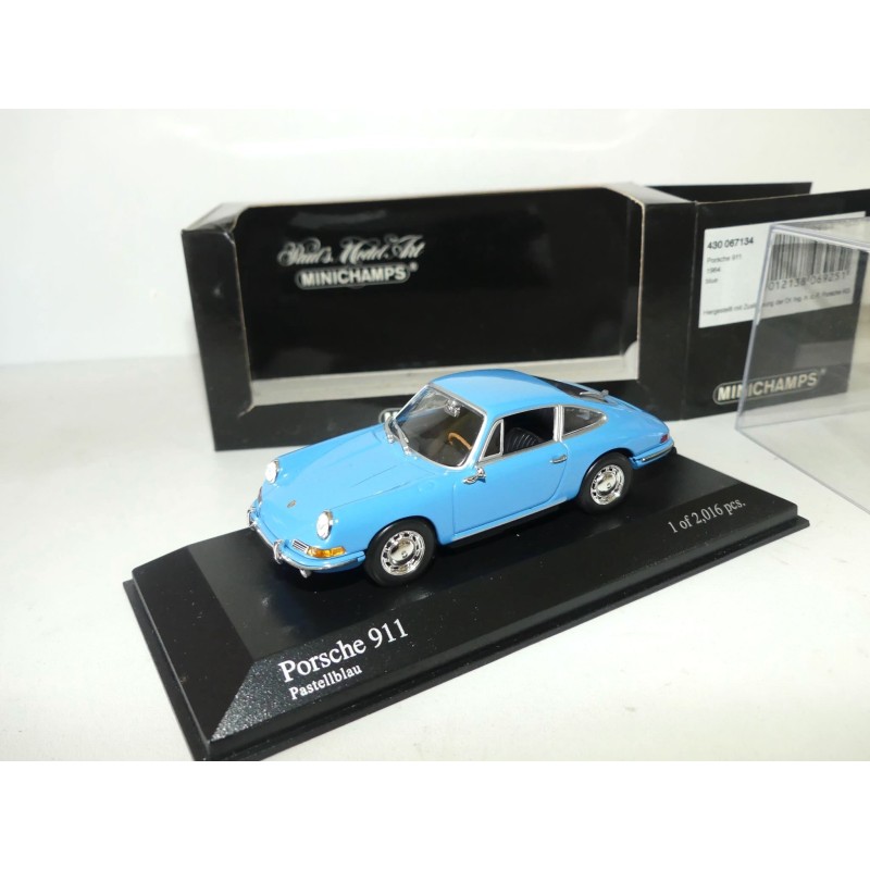 PORSCHE 911 COUPE 1964 Bleu Pastellblau  MINICHAMPS 1:43