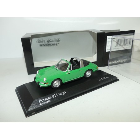 PORSCHE 911 TARGA 1967 Vert MINICHAMPS 1:43