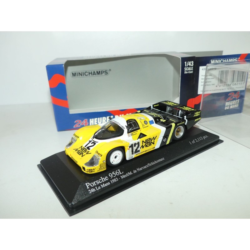 PORSCHE 956 L N°12 LE MANS 1983 MINICHAMPS 1:43 4ème