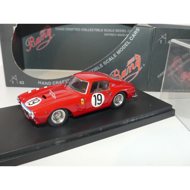 FERRARI 250 GT SWB NÂ°19 LE MANS 1960 BANG 7281 1:43