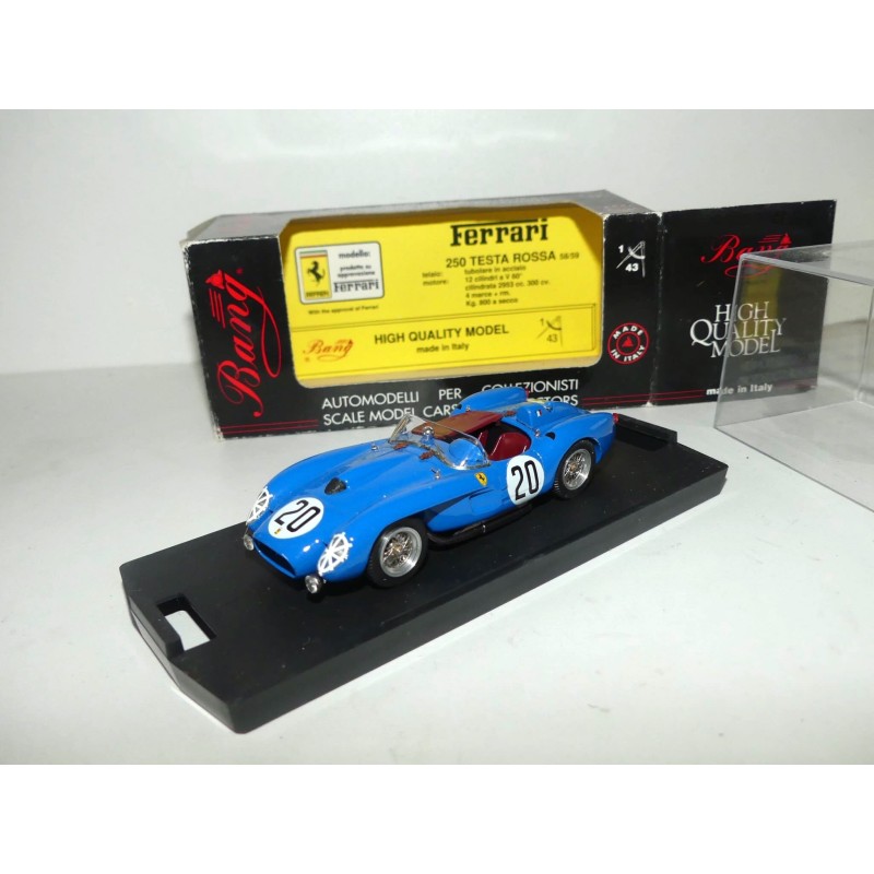 FERRARI 250 GTO NÂ°20 LE MANS 1962 BANG 402 1:43 Abd