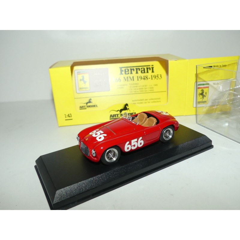 FERRARI 166 MM NÂ°656 MILLE MIGLIA 1950 ART MODEL ART041 1:43