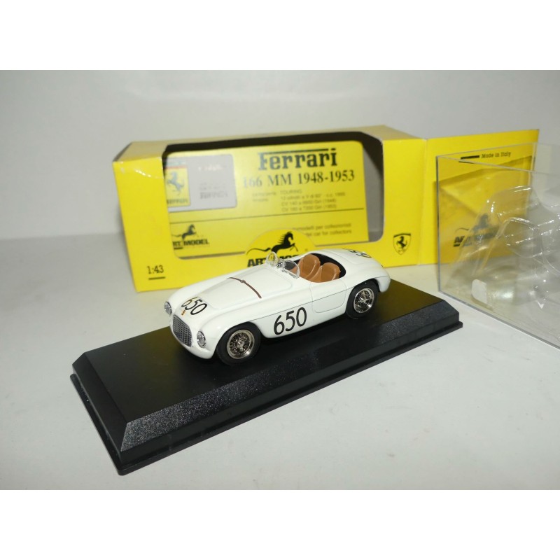 FERRARI 166 MM N°650 MILLE MIGLIA 1950 ART MODEL ART017 1:43