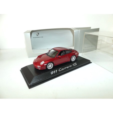 PORSCHE 911 CARRERA 4S 997 Rouge Vin MINICHAMPS 1:43