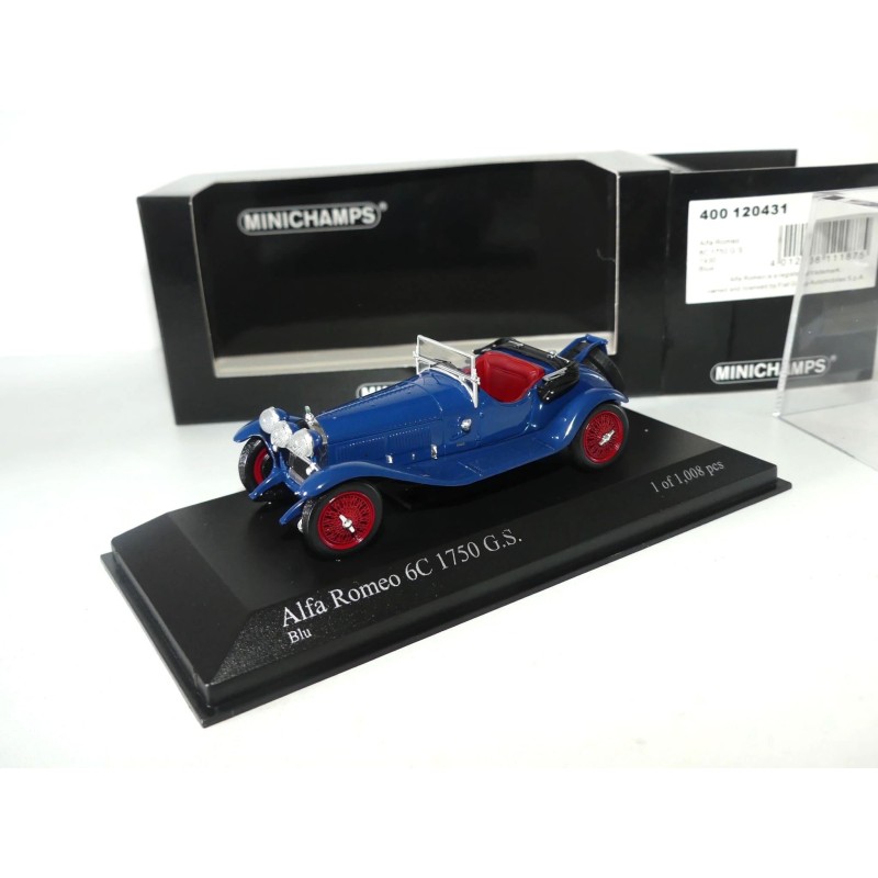 ALFA ROMEO 6C 1750 GS 1930 Bleu MINICHAMPS 1:43