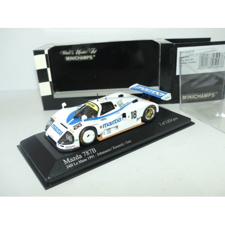 MAZDA 787B N°18 LE MANS 1991 MINICHAMPS 1:43 Arrivée 6ème