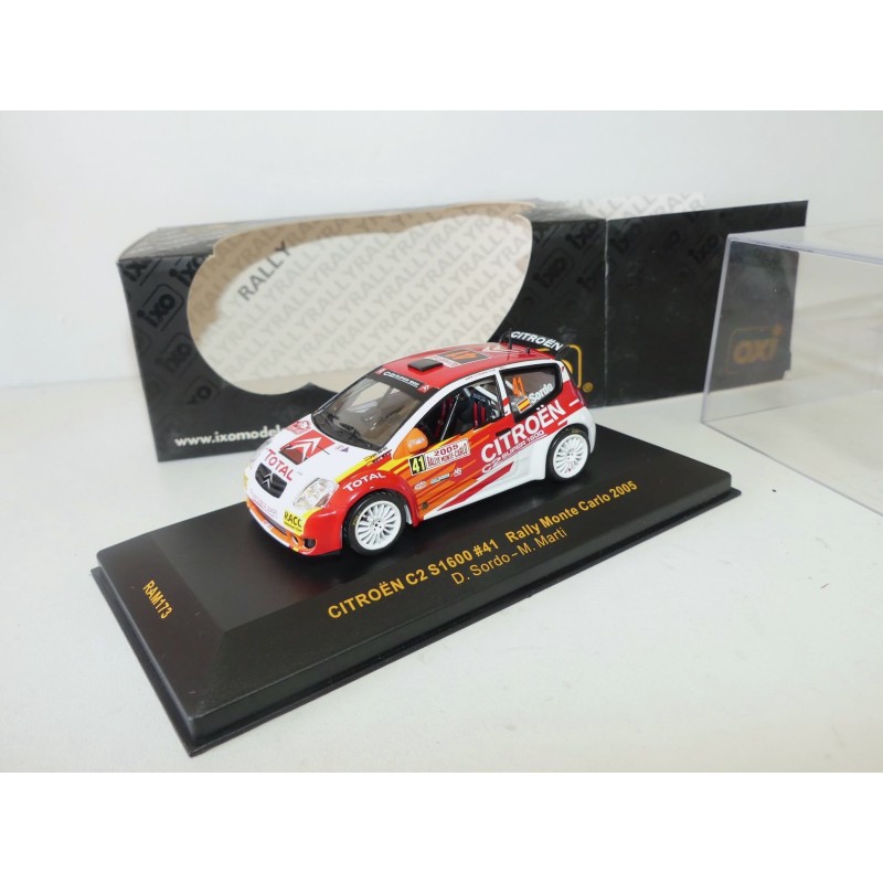 CITROEN C2 S1600 RALLYE MONTE CARLO 2005 SORDO IXO RAM173 1:43 15ème