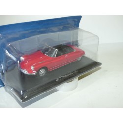 CITROEN DS 19 DECAPOTABLE 1961 Rouge UNIVERSAL HOBBIES  1:43 blister