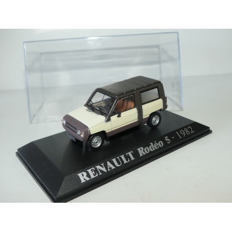 RENAULT RODEO 5 1982 CrÃ¨me et Marron NOREV Collection M6 1:43