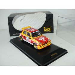 RENAULT 5 MAXI TURBO RALLYE TOUR DE CORSE 1985 D. AURIOL IXO RAC003 1:43