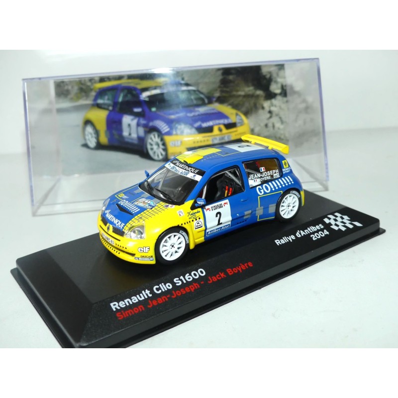 RENAULT CLIO S1600 RALLYE D'ANTIBES 2004 S.J. JOSEPH ALTAYA 1:43 1er