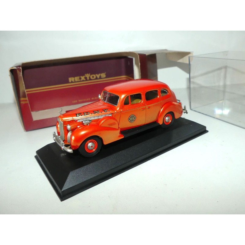 PACKARD SUPER 8 1940 POMPIERS F.D.N.Y. REXTOYS 1:43