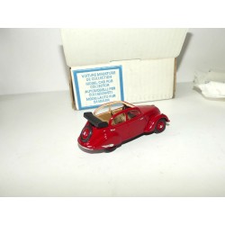 PEUGEOT 202 BERLINE DECOUVRABLE Rouge PROVENCE POULAGE 1:43