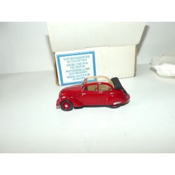 PEUGEOT 202 BERLINE DECOUVRABLE Rouge PROVENCE POULAGE 1:43