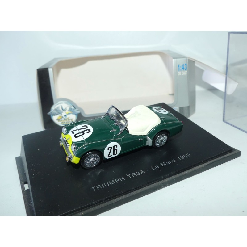 TRIUMPH TR3A N°26 LE MANS 1959 UNIVERSAL HOBBIES 1:43