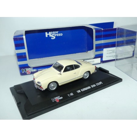 VW KARMANN GHIA COUPE Crème HIGH SPEED 1:43