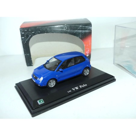 VW POLO IV Phase 1 Bleu OLIEX 1:43 boite vitrine