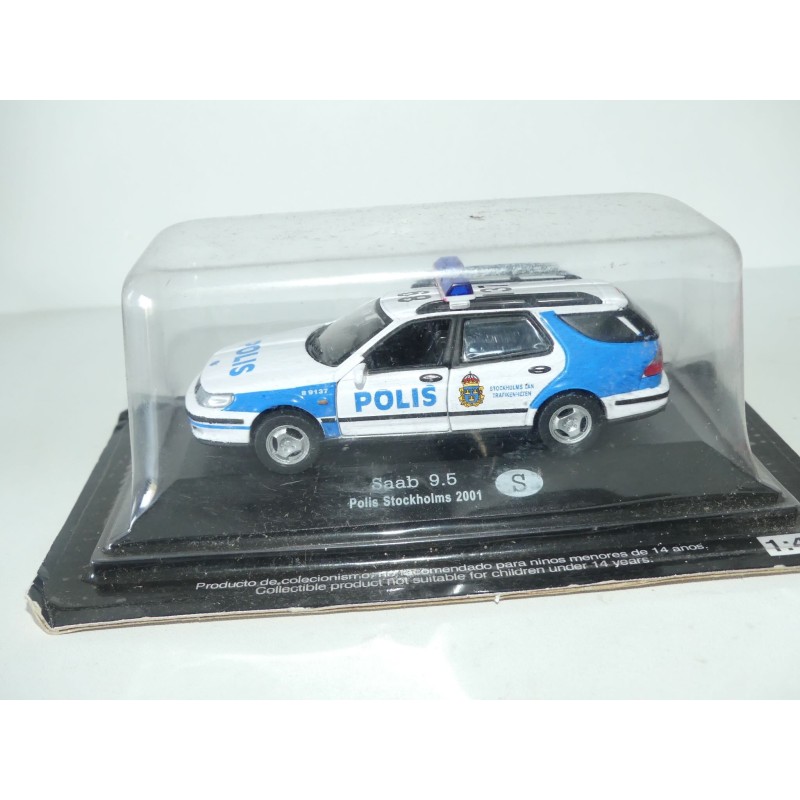 SAAB 9.5 POLICE DE SUÈDE 2001 FABBRI 1:43