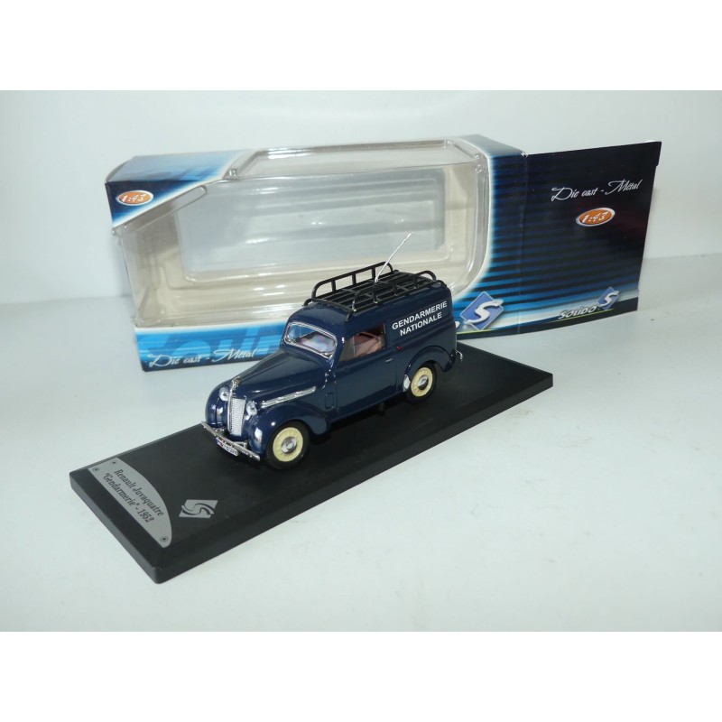 RENAULT JUVAQUATRE GENDARMERIE 1952 SOLIDO 1:43