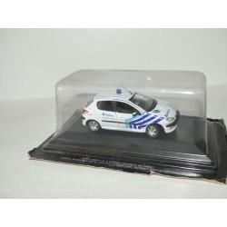 PEUGEOT 206 POLICE DE BELGIQUE 2002 FABBRI 1:43