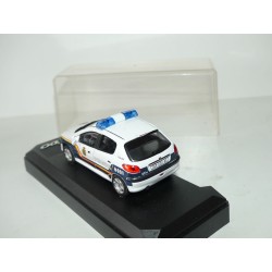 PEUGEOT 206 POLICIA POLICE ESPAGNOL CARARAMA 1:43