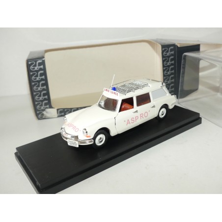 CITROEN ID 19 BREAK CYCLISME AMBULANCE ASPRO 1958 RIO 111S 1:43