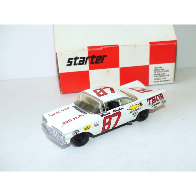 CHEVROLET IMPALA N°87 NASCAR 1960 B. BAKER STARTER 1:43