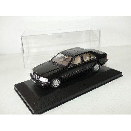 MERCEDES S500 W140 Noir MINICHAMPS 1:43 boite non d origine