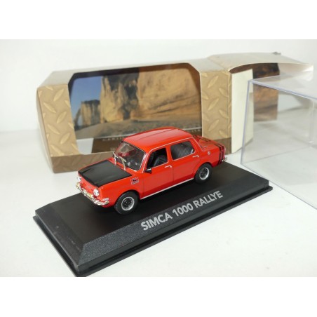 SIMCA 1000 RALLYE Rouge et Noir ATLAS 1:43 