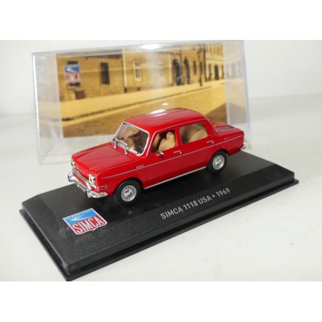 SIMCA 1118 USA Rouge 1969 ALTAYA 1:43