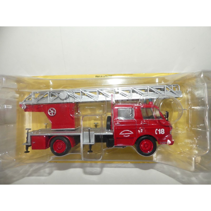 CAMION POMPIERS N°087 CITROEN 450 Simis ECHELLE PIVOTANTE IXO PRESSE 1:43