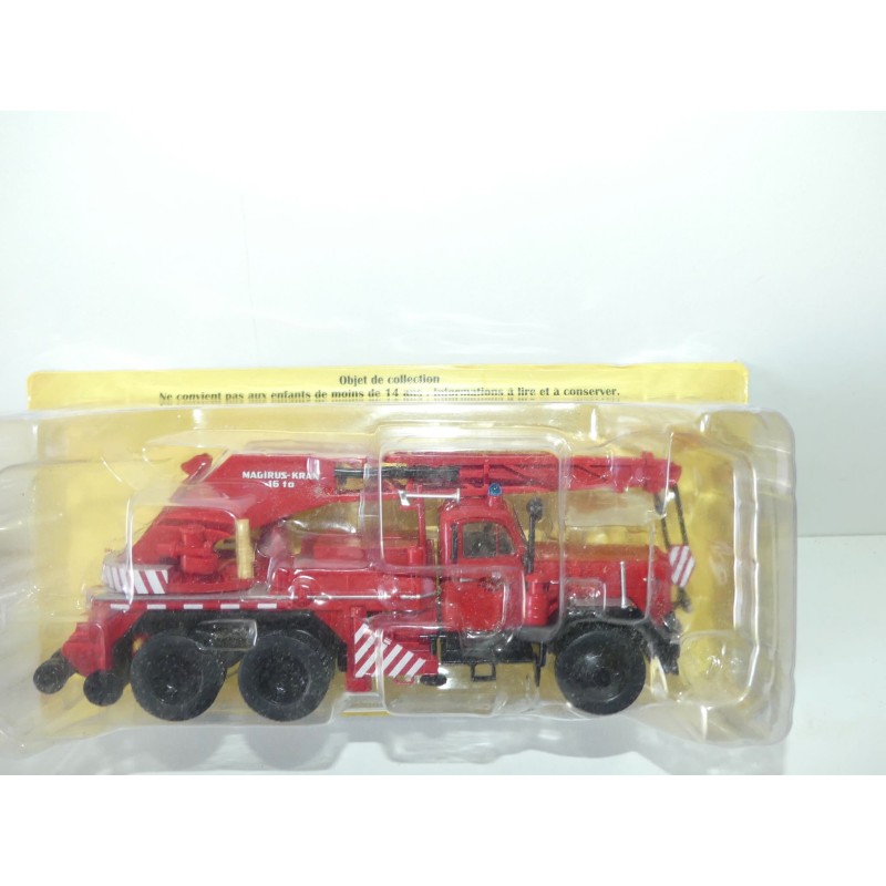 CAMION POMPIERS N°115 MAGIRUS Uranus 15 tonnes IXO PRESSE 1:43