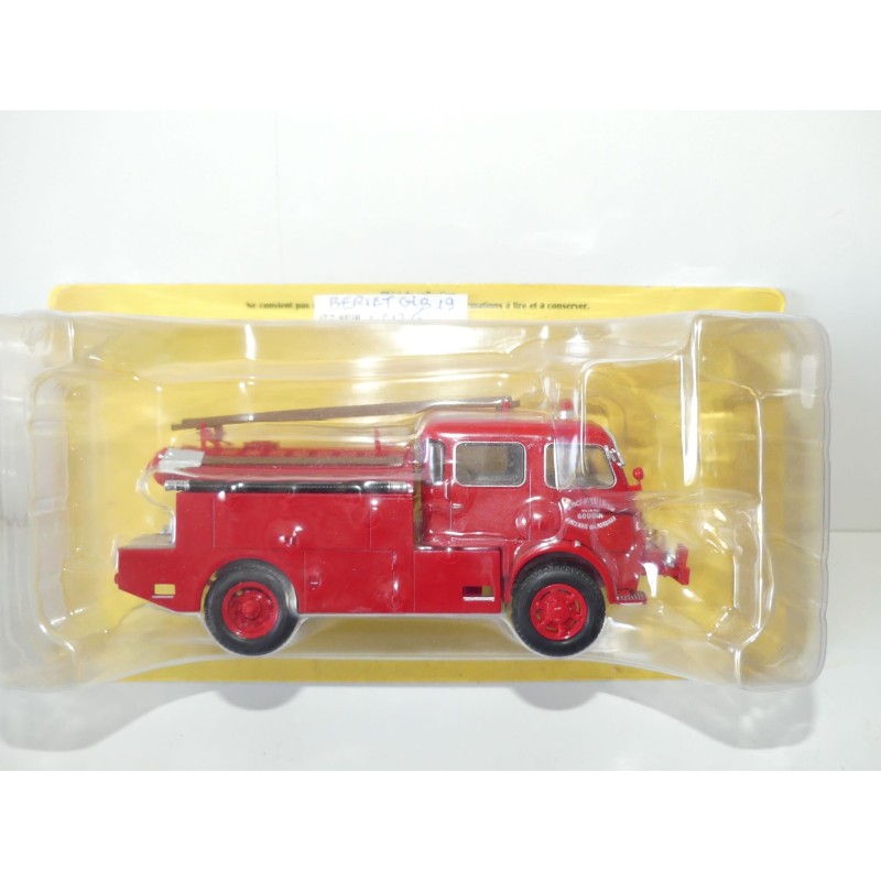 CAMION POMPIERS N°136 CCFL BERLIET GLB 19B 4x4 1966 IXO PRESSE 1:43