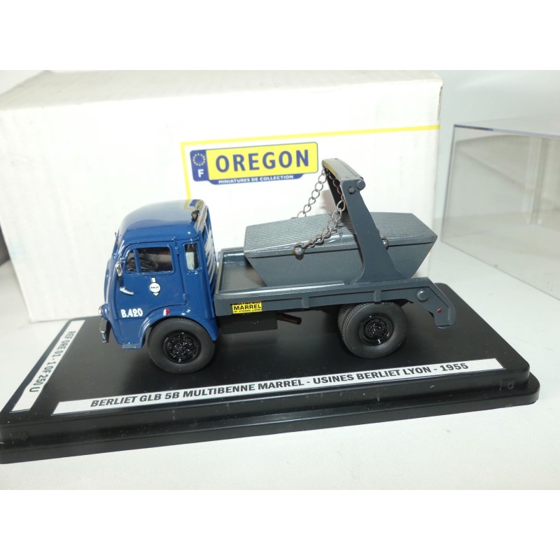 CAMION BERLIER GLB 5B MULTIBENNE MAREL KIT Monté OREGON 1:43 