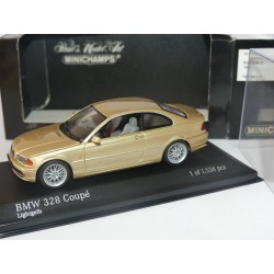 BMW SERIE 3 328 Ci 1999 Jaune Gold MINICHMAPS 1:43